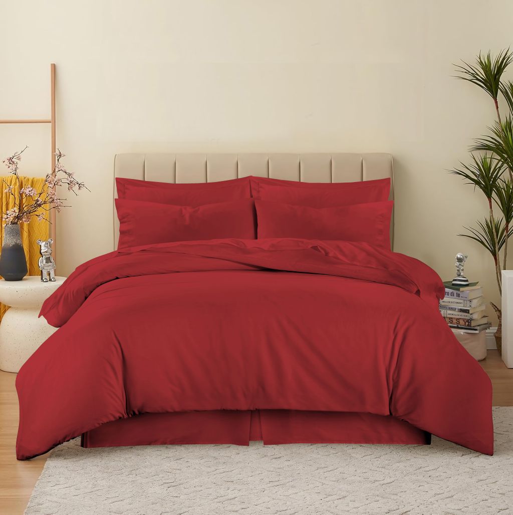180 Thread Count Percale Duvet Cover Set – Non Iron Polycotton Bedding | Night Zone