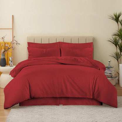 180 Thread Count Percale Duvet Cover Set – Non Iron Polycotton Bedding | Night Zone