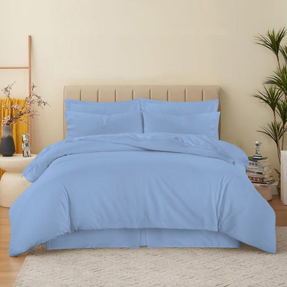 180 Thread Count Percale Duvet Cover Set – Non Iron Polycotton Bedding | Night Zone