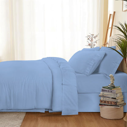 180 Thread Count Percale Pleated Valance Sheet – Non Iron Polycotton Bed Valance | Night Zone