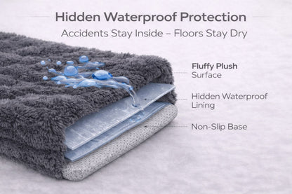Waterproof Fleece Square Sofa Pet Bed – Soft Plush Washable Dog & Cat Bed | Night Zone