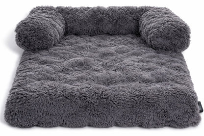 Waterproof Fleece Square Sofa Pet Bed – Soft Plush Washable Dog & Cat Bed | Night Zone