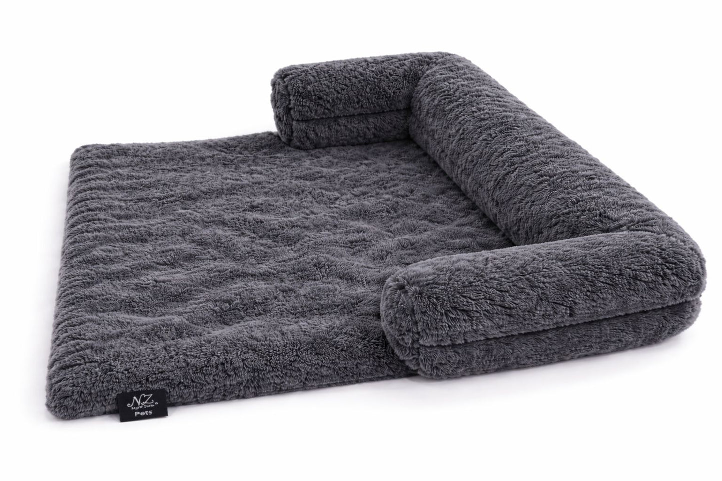 Waterproof Fleece Square Sofa Pet Bed – Soft Plush Washable Dog & Cat Bed | Night Zone