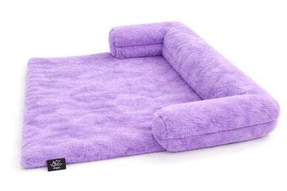 Waterproof Fleece Square Sofa Pet Bed – Soft Plush Washable Dog & Cat Bed | Night Zone