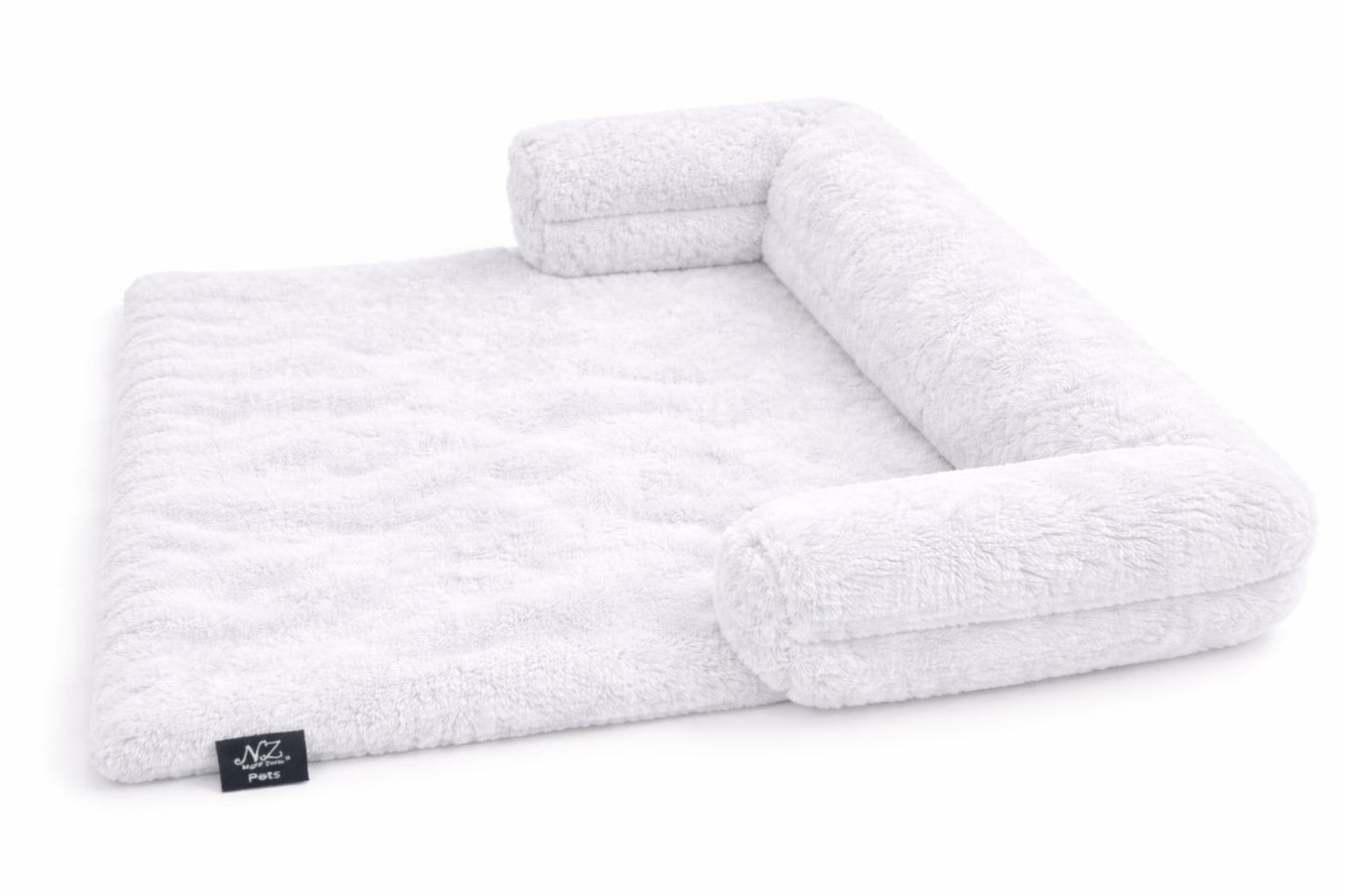 Waterproof Fleece Square Sofa Pet Bed – Soft Plush Washable Dog & Cat Bed | Night Zone