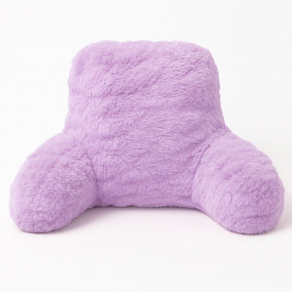 Reading Pillow Backrest with Arms – Ultra Soft Fluffy Bed Rest Support Cushion | Night Zone
