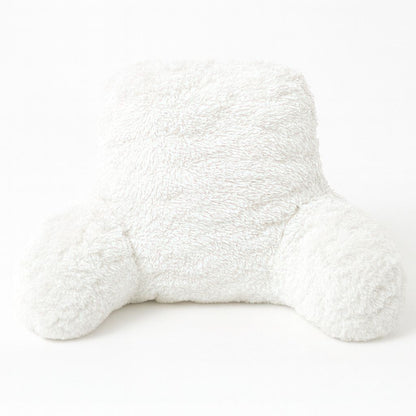 Reading Pillow Backrest with Arms – Ultra Soft Fluffy Bed Rest Support Cushion | Night Zone
