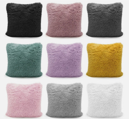 Teddy Hug Fleece Cushion Cover – Soft Fluffy Snug Cuddle Cushion Cover | Night Zone