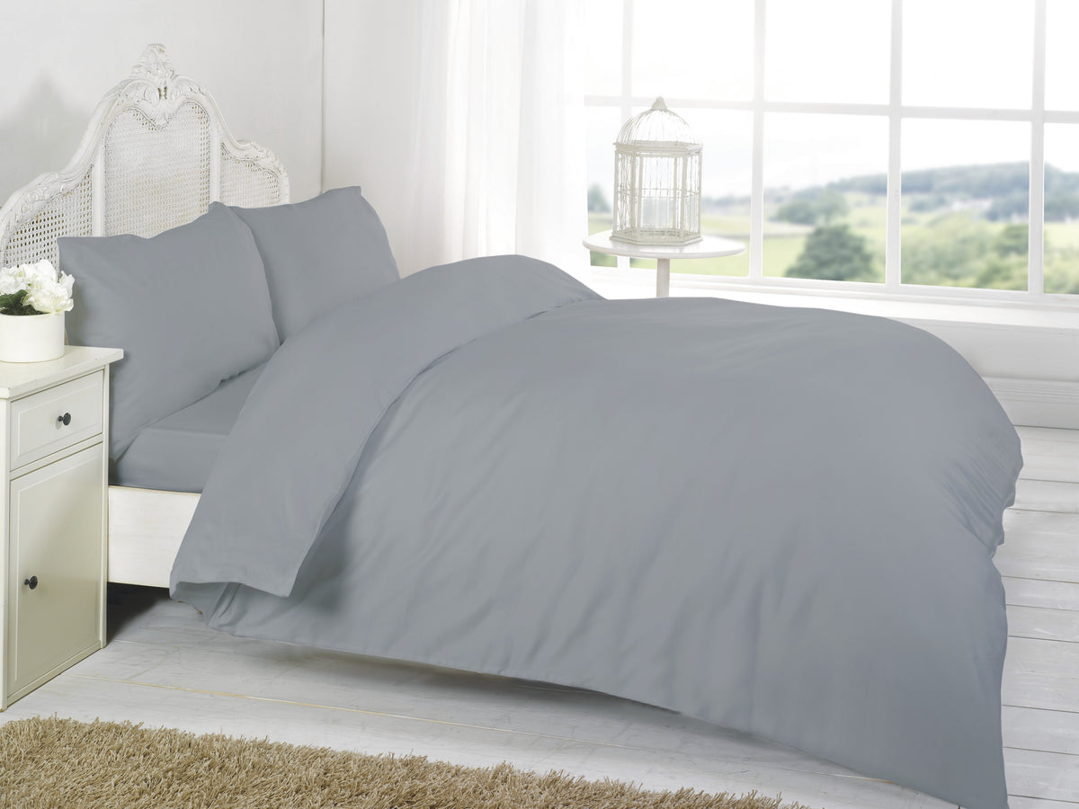200 Thread Count Egyptian Cotton Duvet Cover Set – Hotel Quality Bedding | Night Zone