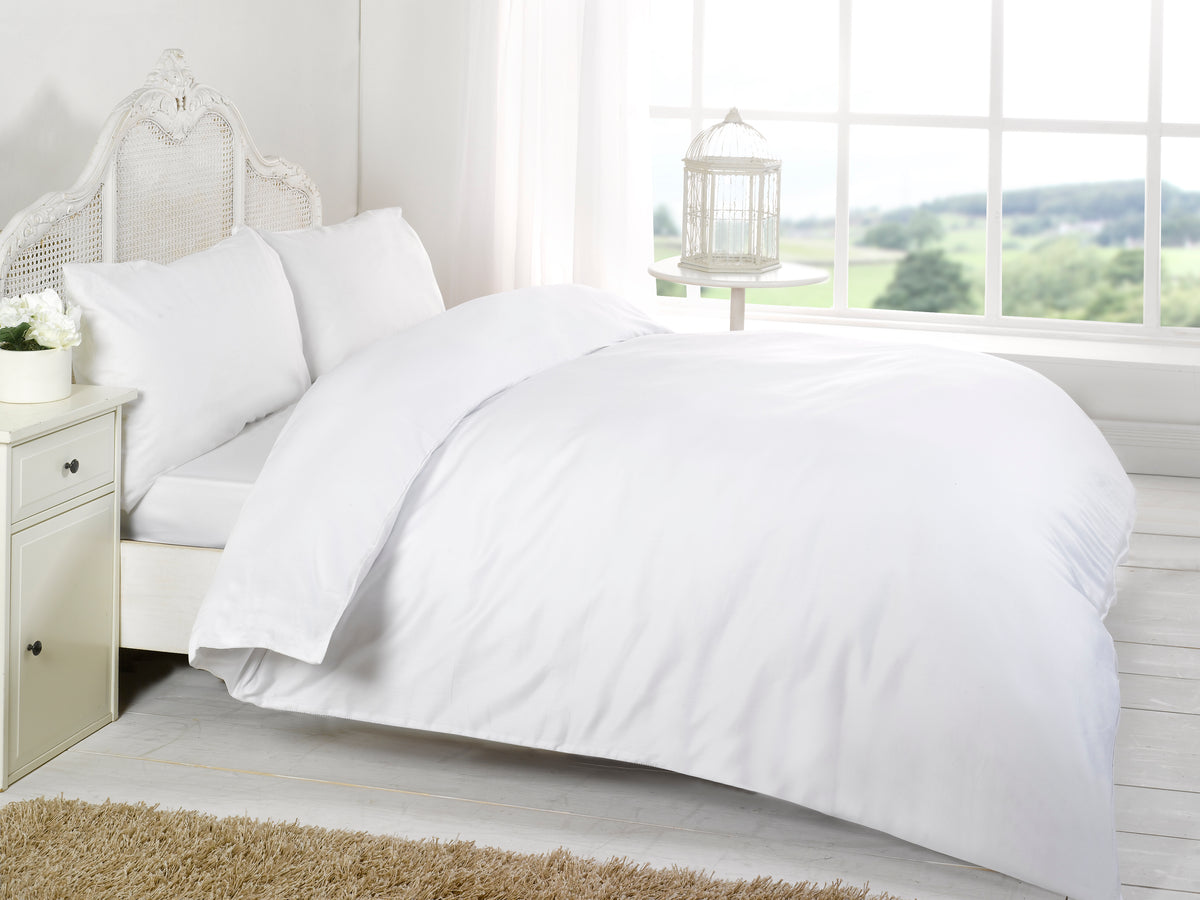 200 Thread Count Egyptian Cotton Duvet Cover Set – Hotel Quality Bedding | Night Zone