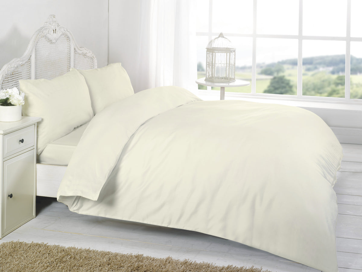 200 Thread Count Egyptian Cotton Duvet Cover Set – Hotel Quality Bedding | Night Zone