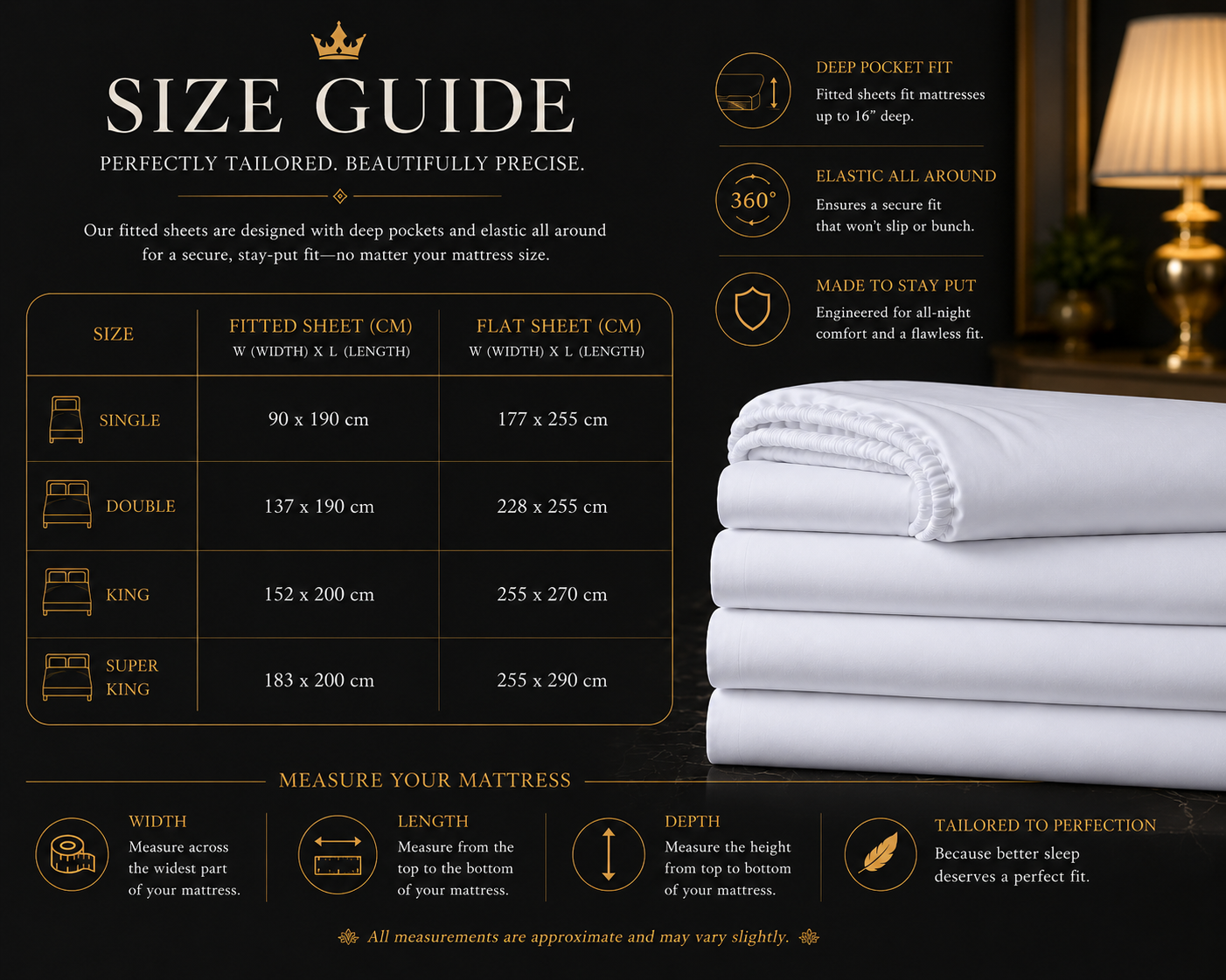 400 Thread Count 100% Egyptian Cotton Fitted Sheet – Hotel Quality Bedding | Night Zone