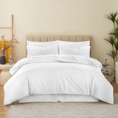 180 Thread Count Percale Duvet Cover Set – Non Iron Polycotton Bedding | Night Zone