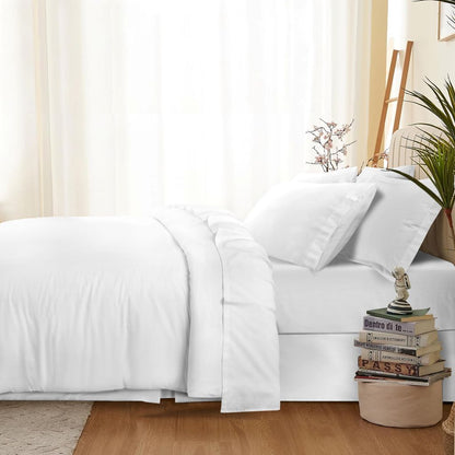 180 Thread Count Percale Pleated Valance Sheet – Non Iron Polycotton Bed Valance | Night Zone
