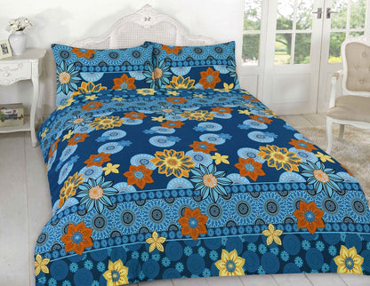 Willow Printed Polycotton Duvet Cover Set – Soft Easy Care Bedding | Night Zone
