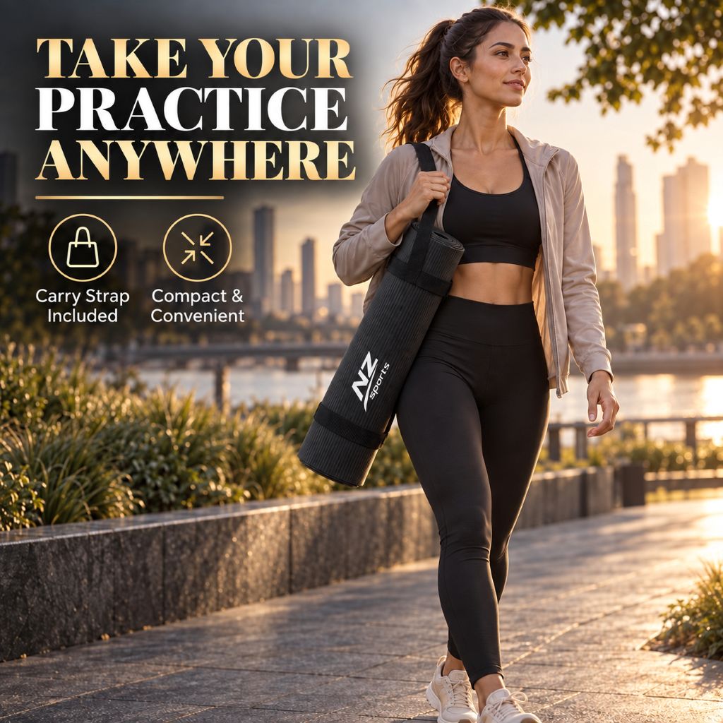 Premium 8mm NBR Yoga & Exercise Mat | Night Zone