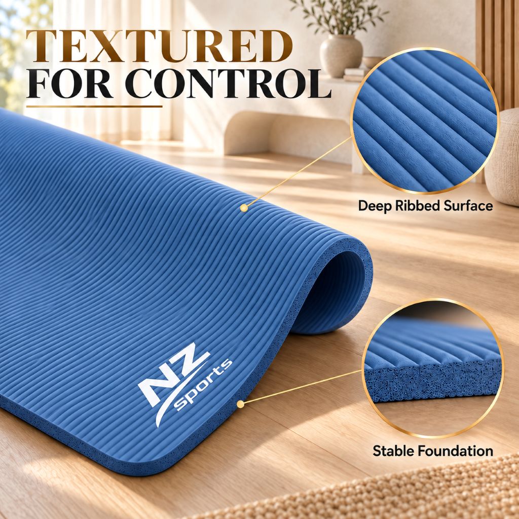 Premium 8mm NBR Yoga & Exercise Mat | Night Zone