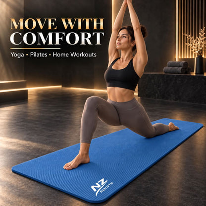 Premium 8mm NBR Yoga & Exercise Mat | Night Zone