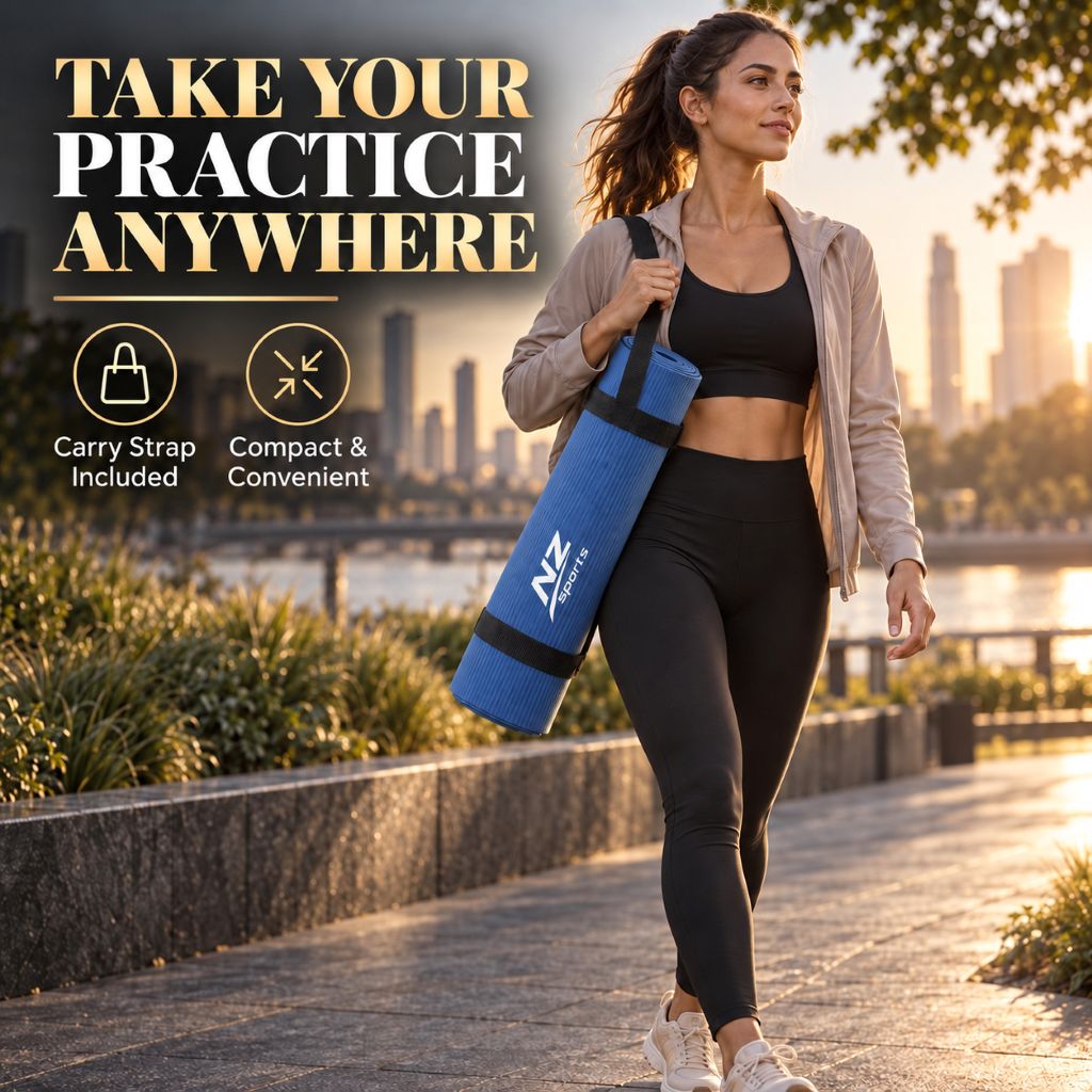 Premium 8mm NBR Yoga & Exercise Mat | Night Zone