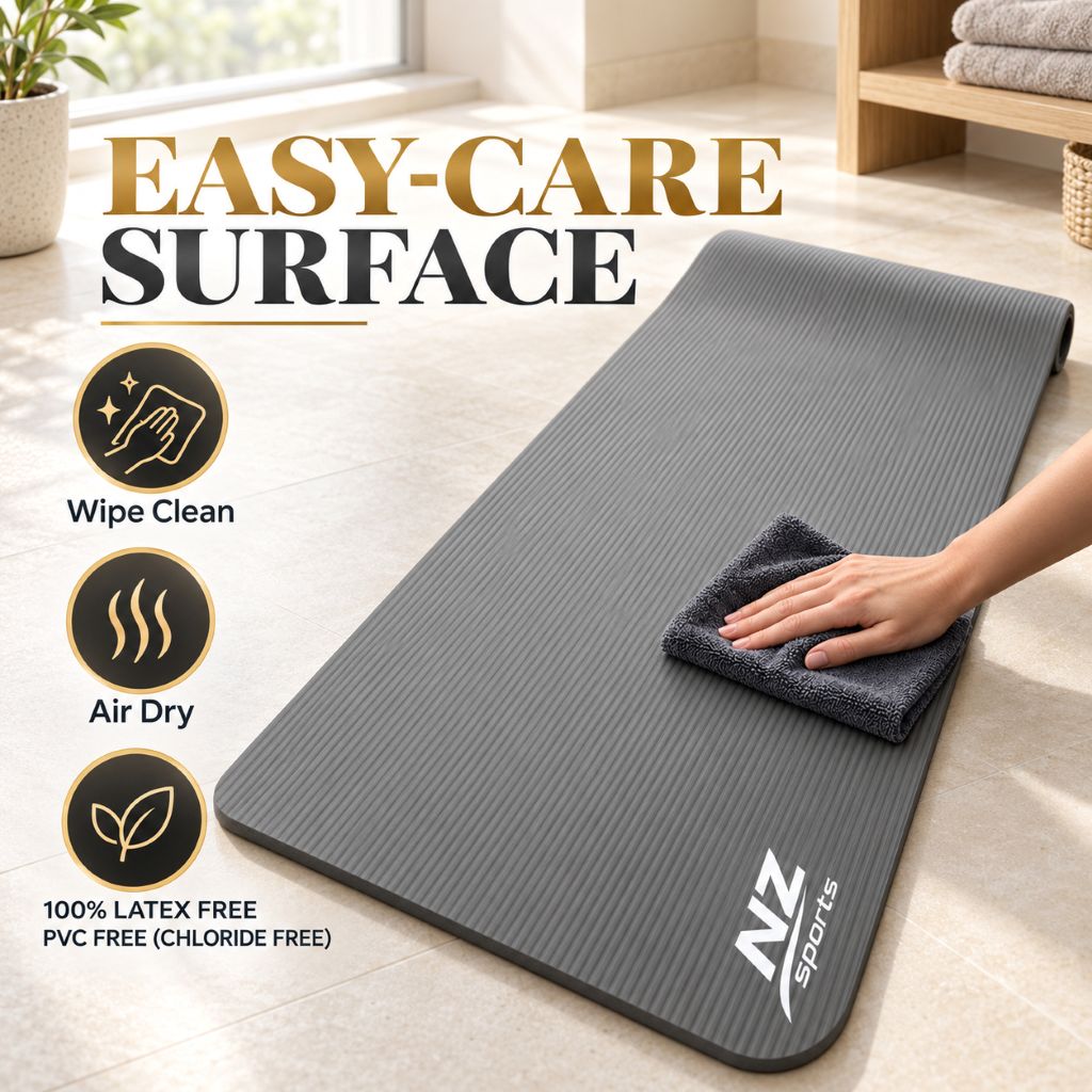 Premium 8mm NBR Yoga & Exercise Mat | Night Zone