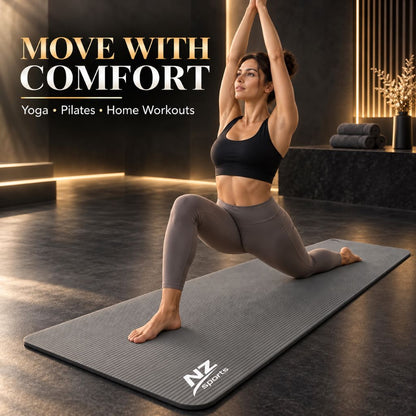 Premium 8mm NBR Yoga & Exercise Mat | Night Zone