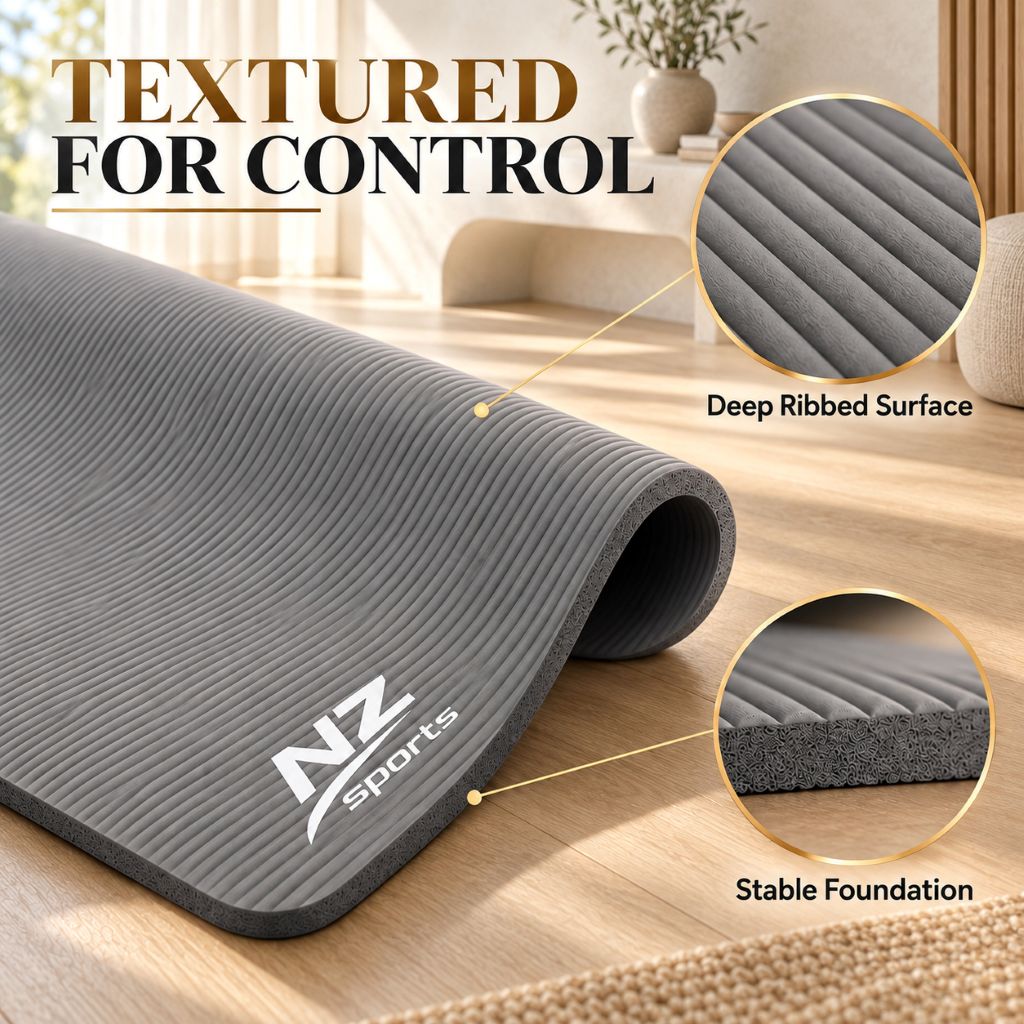 Premium 8mm NBR Yoga & Exercise Mat | Night Zone
