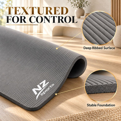 Premium 8mm NBR Yoga & Exercise Mat | Night Zone