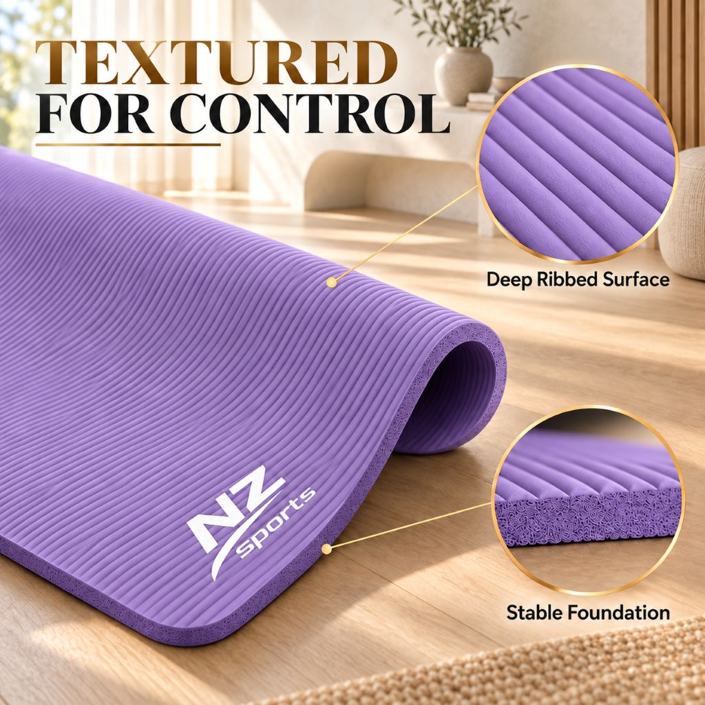 Premium 8mm NBR Yoga & Exercise Mat | Night Zone