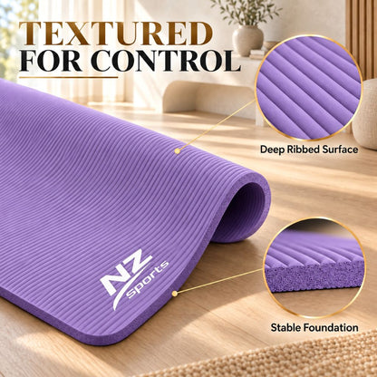 Premium 8mm NBR Yoga & Exercise Mat | Night Zone
