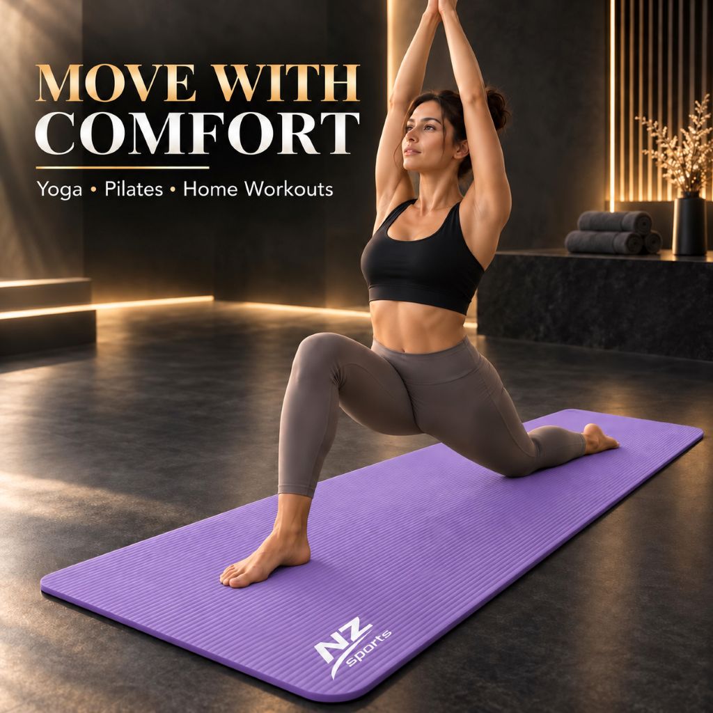 Premium 8mm NBR Yoga & Exercise Mat | Night Zone