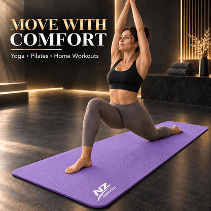 Premium 8mm NBR Yoga & Exercise Mat | Night Zone