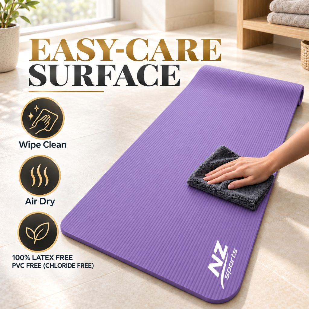 Premium 8mm NBR Yoga & Exercise Mat | Night Zone