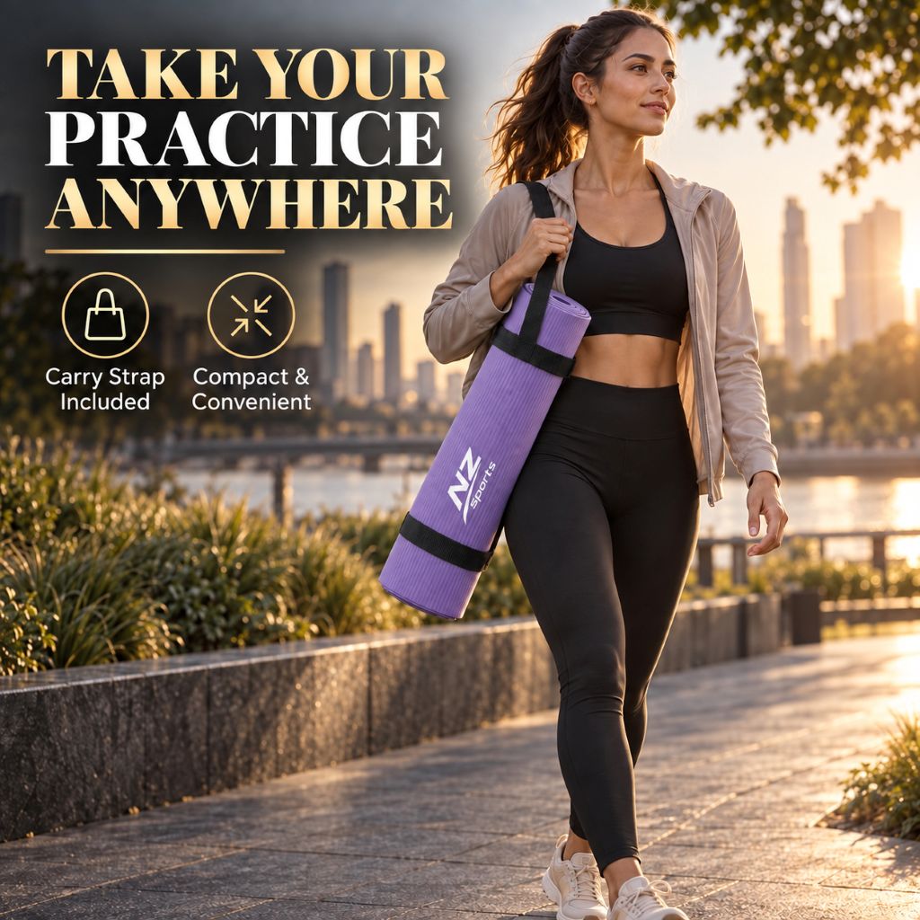 Premium 8mm NBR Yoga & Exercise Mat | Night Zone