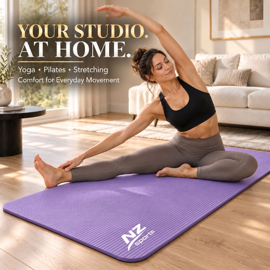 Premium 8mm NBR Yoga & Exercise Mat | Night Zone
