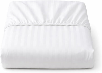 Microfiber Embossed Stripe Extra Deep Fitted Sheet 40cm – Brushed Soft Fitted Bed Sheet | Night Zone
