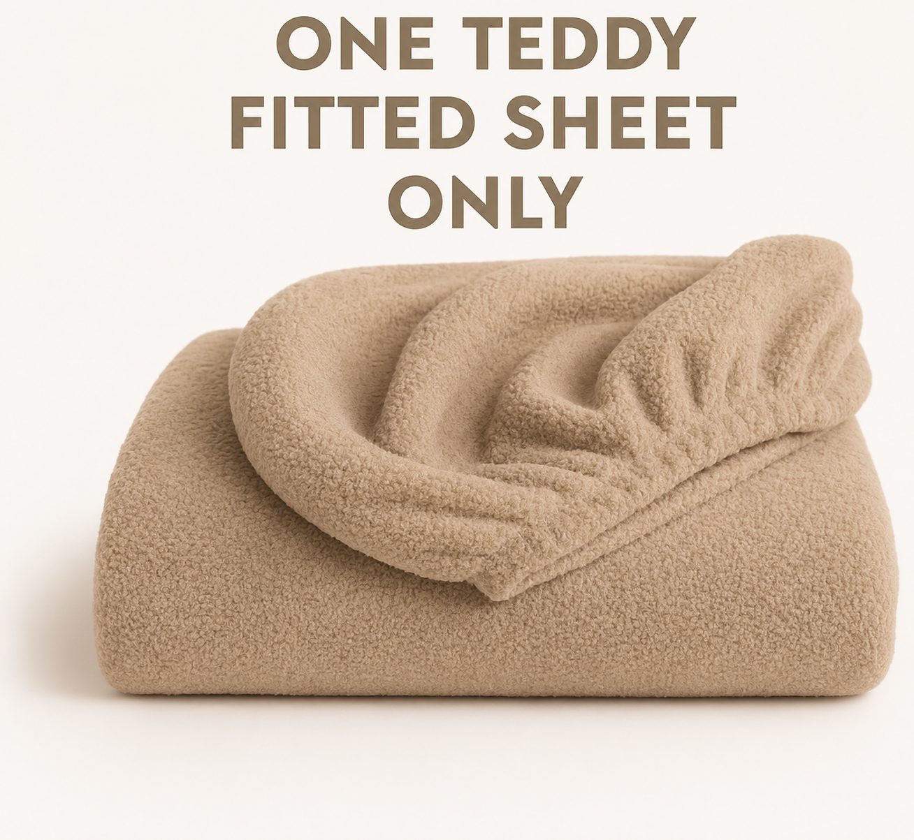 Teddy Fleece Fitted Sheet 30cm Deep – Extra Deep Teddy Bear Bedding | Night Zone