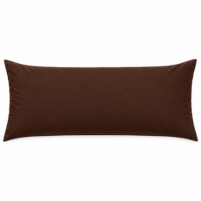 Polycotton bolster pillowcase – Chocolate – 1