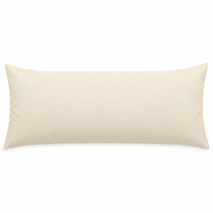 Polycotton bolster pillowcase – Cream – 3