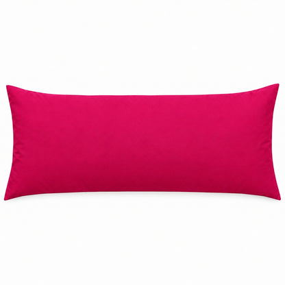Polycotton bolster pillowcase – Fuchsia – 1