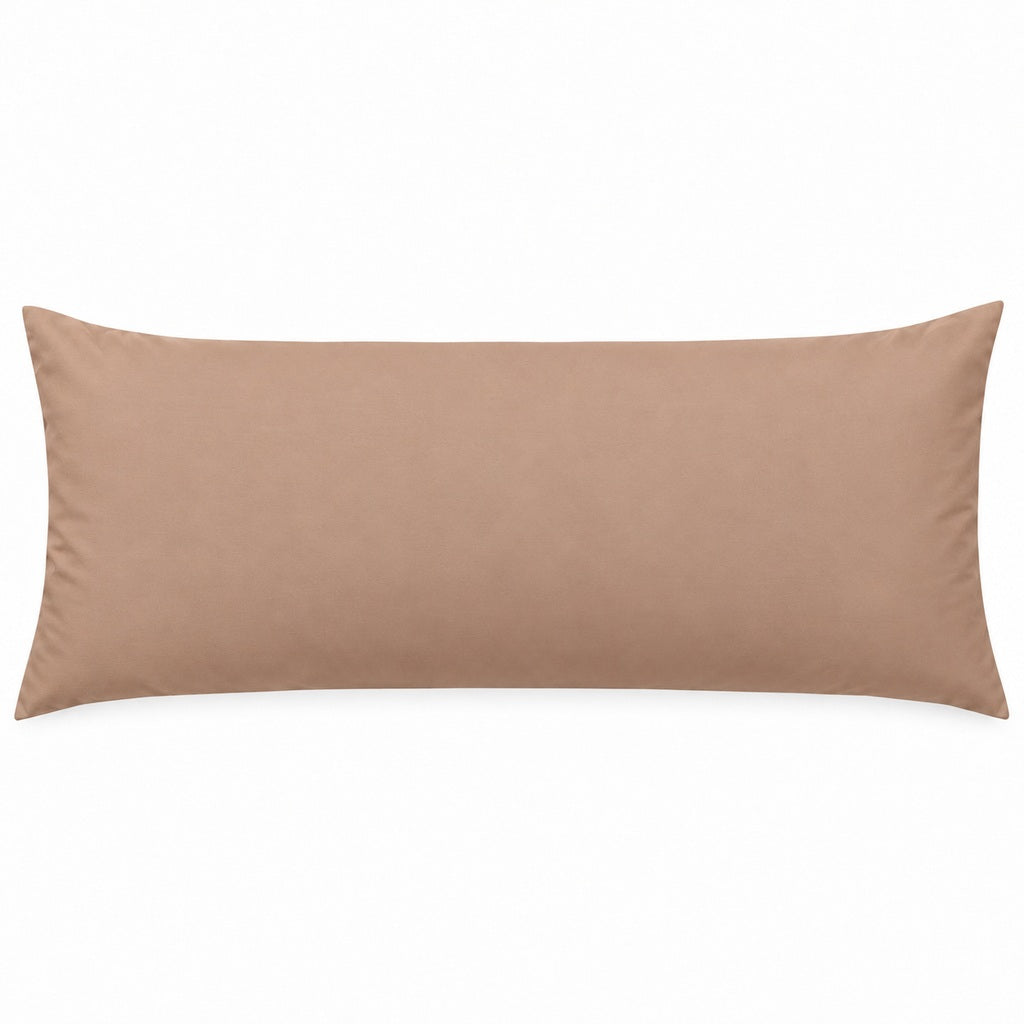 Polycotton bolster pillowcase – Latte – 7