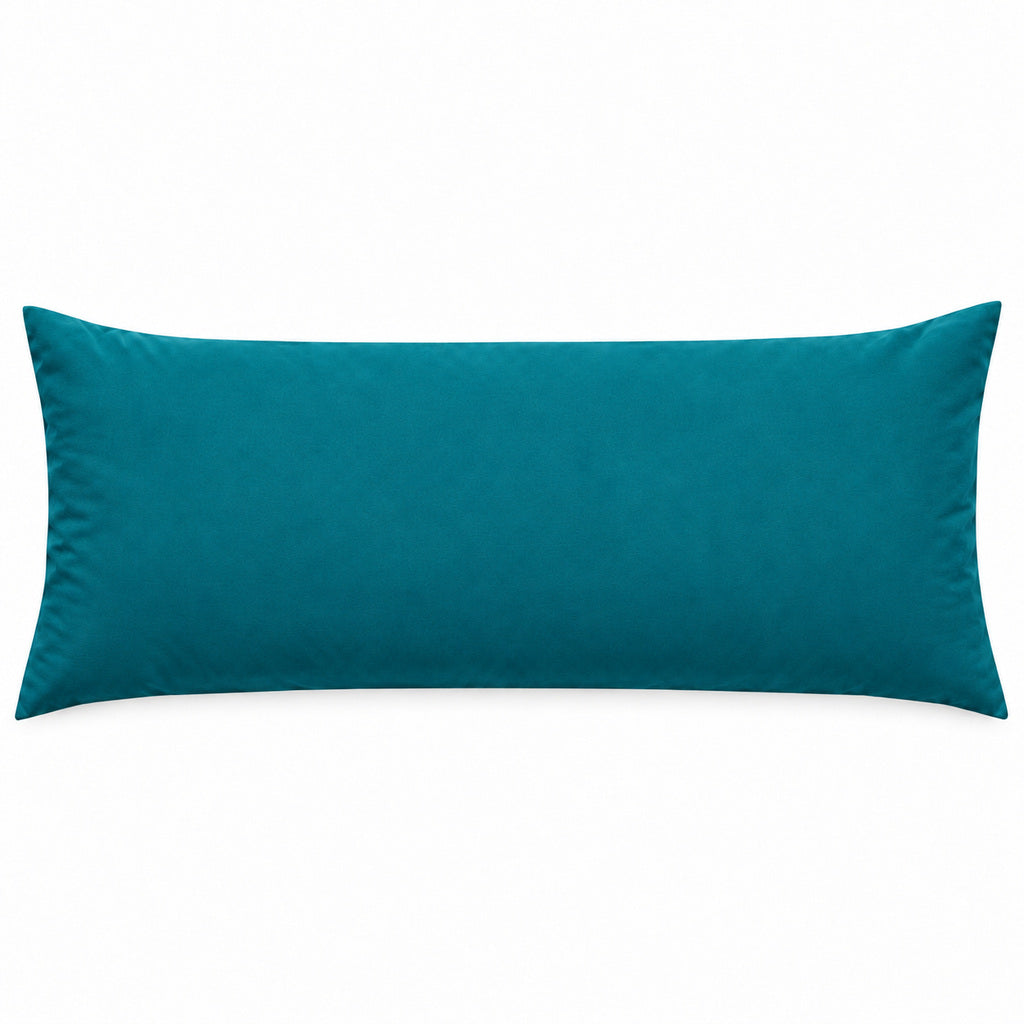 Polycotton bolster pillowcase – Teal – 1