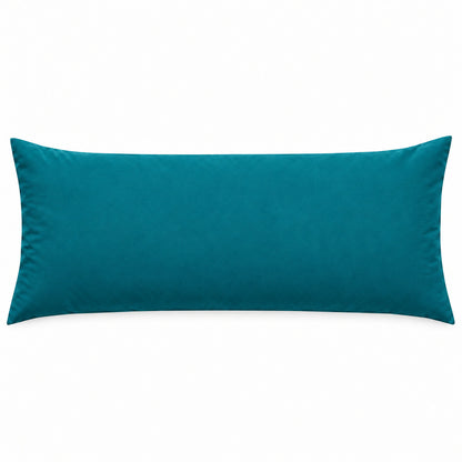 Polycotton bolster pillowcase – Teal – 1