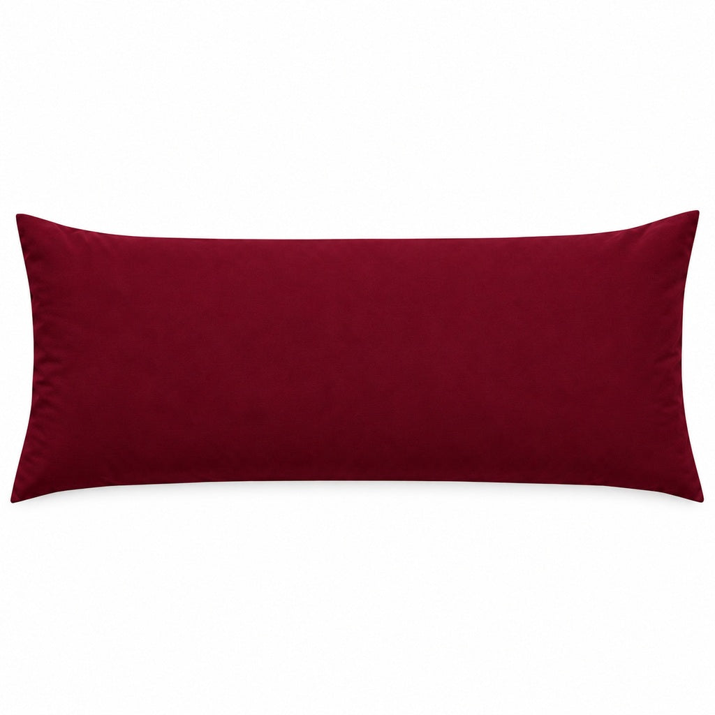 Polycotton bolster pillowcase – Wine – 1