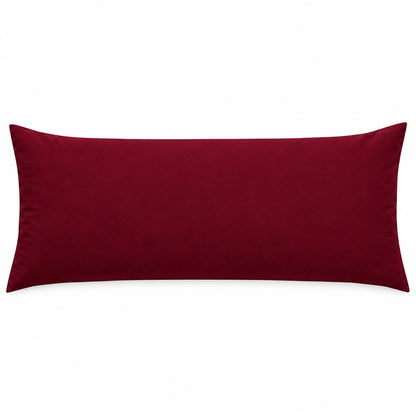 Polycotton bolster pillowcase – Wine – 1