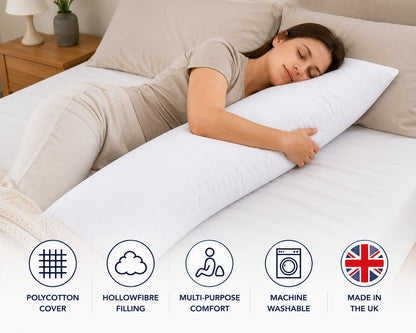 Bolster Pillow – Orthopaedic Long Body & Pregnancy Support Pillow | Night Zone