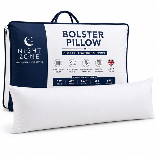 Bolster Pillow – Orthopaedic Long Body & Pregnancy Support Pillow | Night Zone