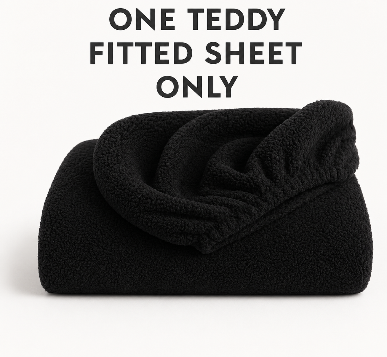 Teddy Fleece Fitted Sheet 30cm Deep – Extra Deep Teddy Bear Bedding | Night Zone