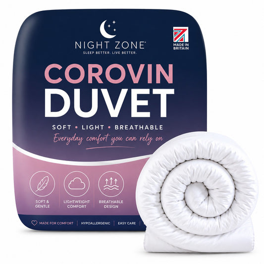 Hypoallergenic Duvet – Lightweight Warm Polyester Bedding | Night Zone