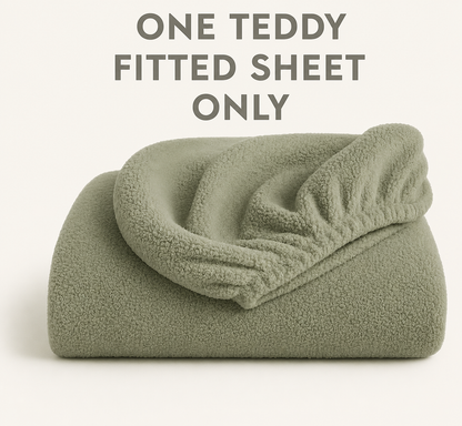 Teddy Fleece Fitted Sheet 30cm Deep – Extra Deep Teddy Bear Bedding | Night Zone