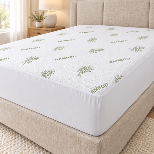 Bamboo Waterproof Mattress Protector 40cm Deep